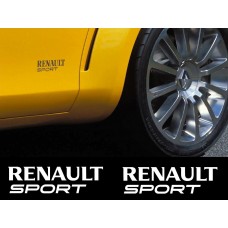 Renault sport racing bočna naljepnica 163mm 2 kom.set