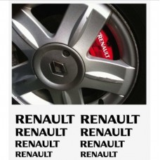 Renault window- naljepnica za kočiona kliješta- mirror naljepnica - 8 kom. in Set