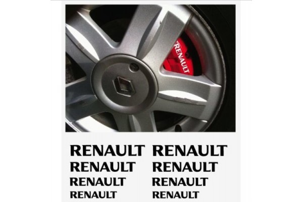 Renault window- naljepnica za kočiona kliješta- mirror naljepnica - 8 kom. in Set