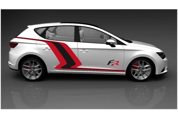 Seat Leon FR bočna naljepnica set
