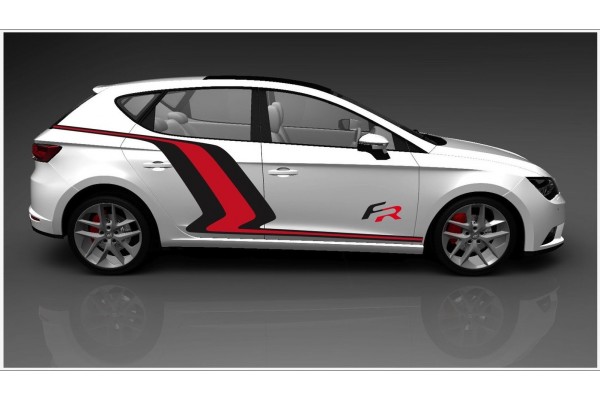 Seat Leon FR bočna naljepnica set