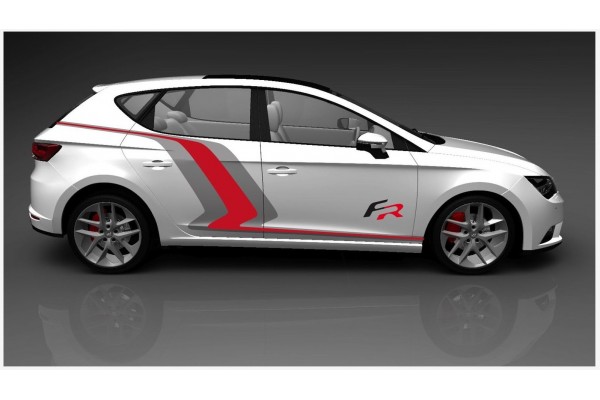 Seat Leon FR bočna naljepnica set