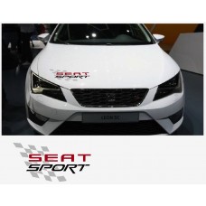 Seat Sport bonnet naljepnica 40cm