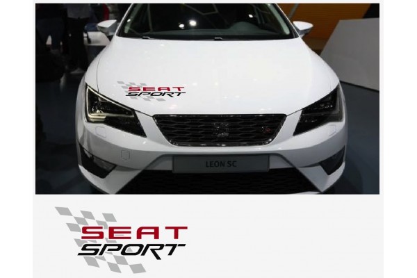 Seat Sport bonnet naljepnica 40cm