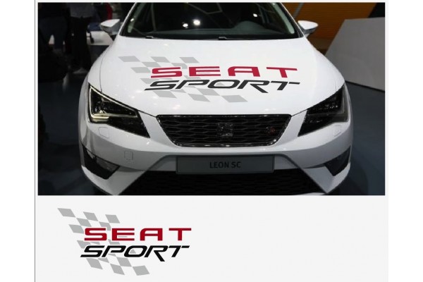 Seat Sport bonnet naljepnica 76cm