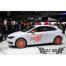 Seat Sport bočna set naljepnica 2kom. 1000cm