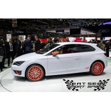 Seat Sport bočna set naljepnica 2kom. 250cm