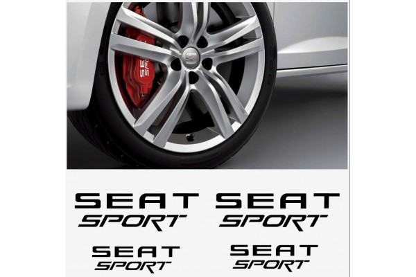Seat Sport window- naljepnica za kočiona kliješta- mirror naljepnica - 4 kom. in Set