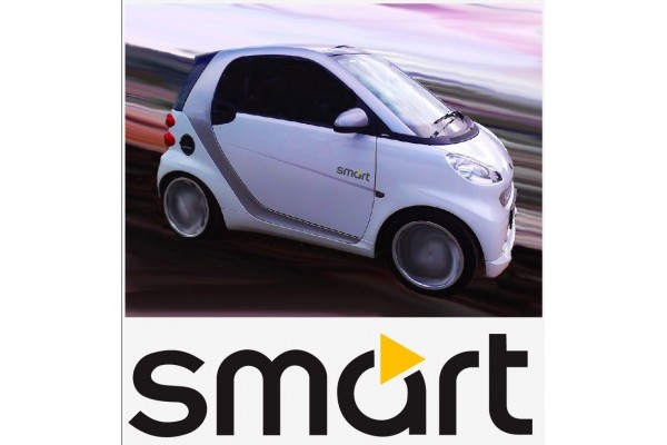 Smart Logo bočna naljepnica 2 kom. set 20cm