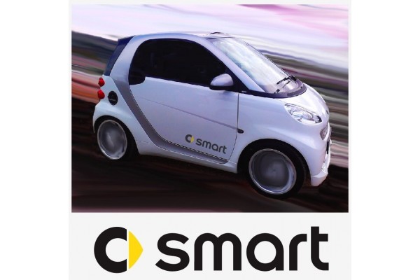 Smart Logo bočna naljepnica 2 kom. set 35cm