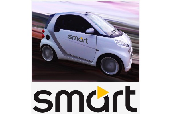 Smart Logo bočna naljepnica 2 kom. set 50cm