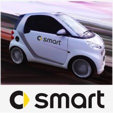 Smart Logo bočna naljepnica 2 kom. set 50cm