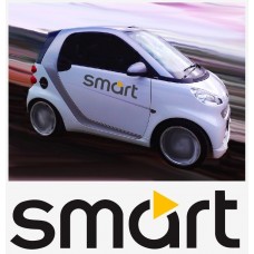 Smart Logo bočna naljepnica 2 kom. set 70cm