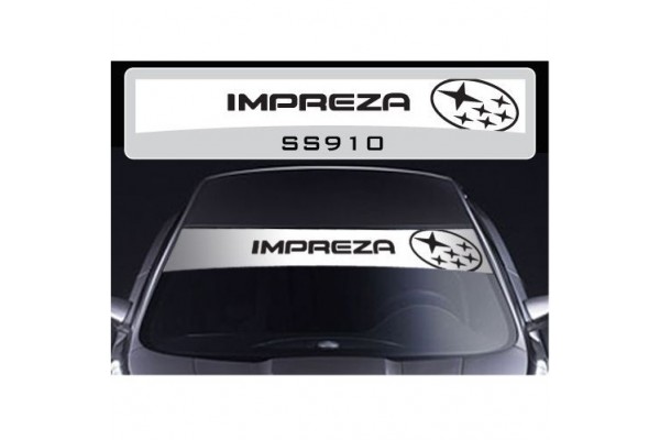 Subaru Impreza vjetrobranska naljepnica