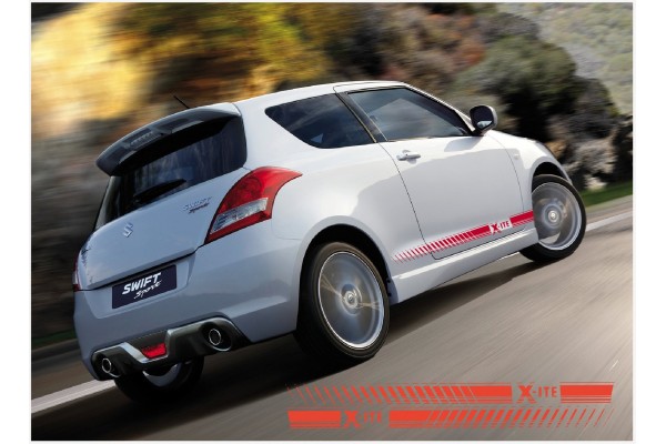 Suzuki Swift Xite bočna naljepnica 2  set 1850cm
