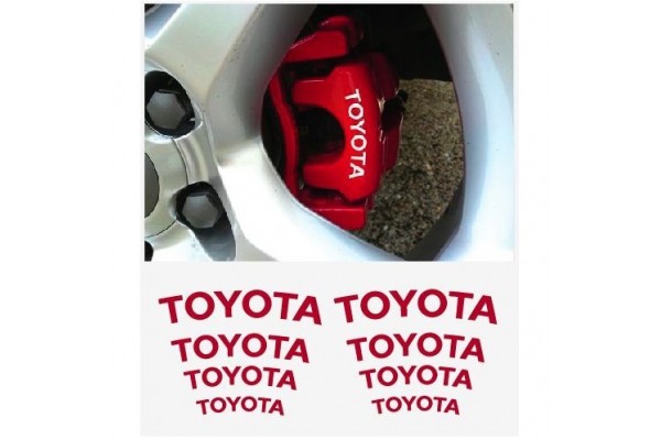 Toyota window- naljepnica za kočiona kliješta- mirror naljepnica - 8 kom. in Set