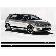 VW GTI bočna naljepnica Racing pruga naljepnica set