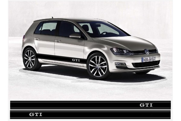 VW GTI bočna naljepnica Racing pruga naljepnica set Golf Passat Lupo Polo Jetta