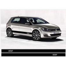 VW Golf bočna naljepnica Racing pruga naljepnica set