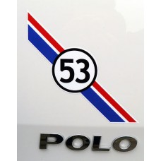 VW HERBIE 53 naljepnica za prtljažnik naljepnica
