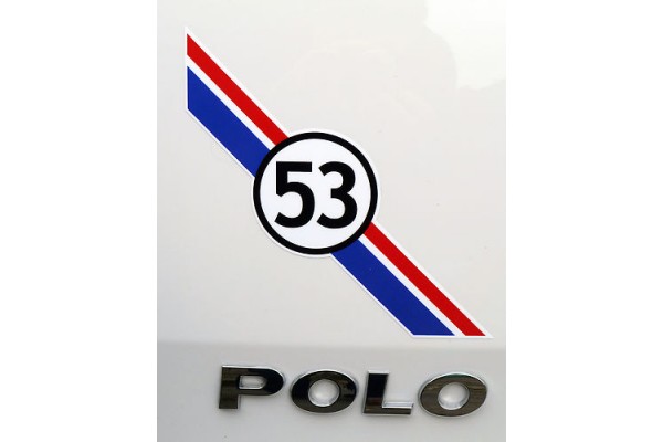 VW HERBIE 53 naljepnica za prtljažnik naljepnica