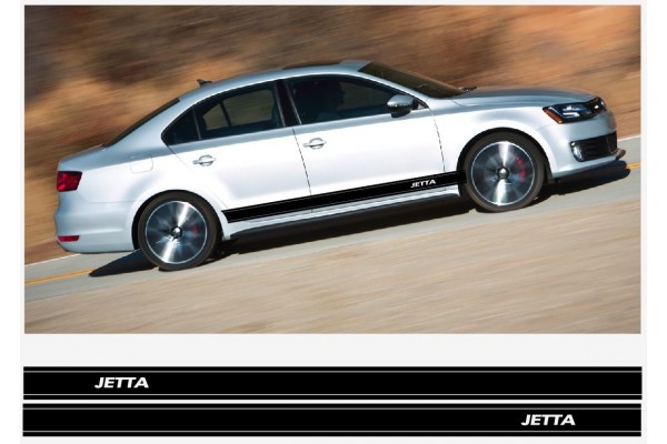 VW Jetta bočna naljepnica Racing pruga naljepnica set