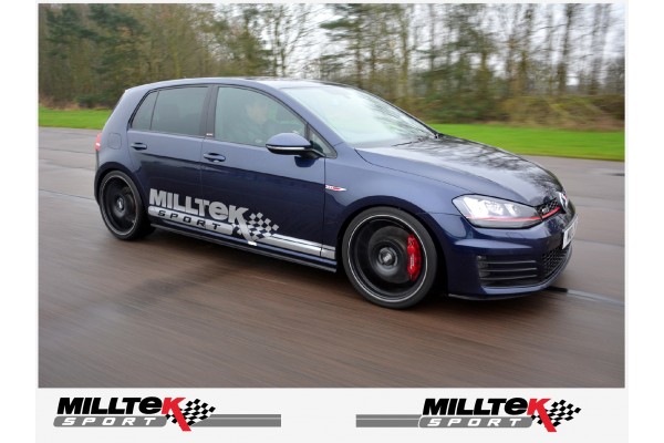 VW Milltek Sport bočna set naljepnica 2kom.