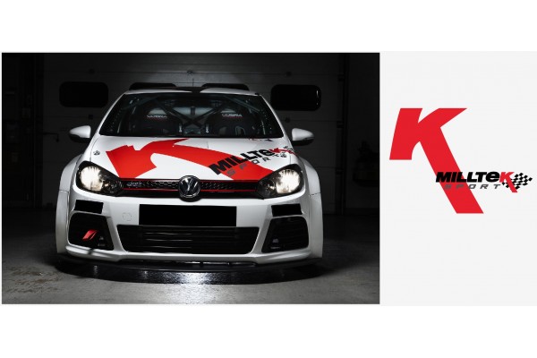 VW Milltek Sport pokrovna naljepnica