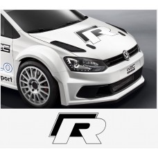 VW Polo Golf R WRC Street vjetrobranska naljepnica 50cm
