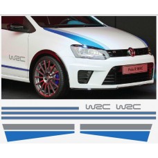 VW Polo R WRC bočna naljepnica vjetrobranska naljepnica set