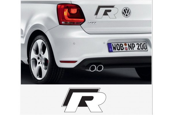 VW Polo R WRC naljepnica za prtljažnik naljepnica 186mm