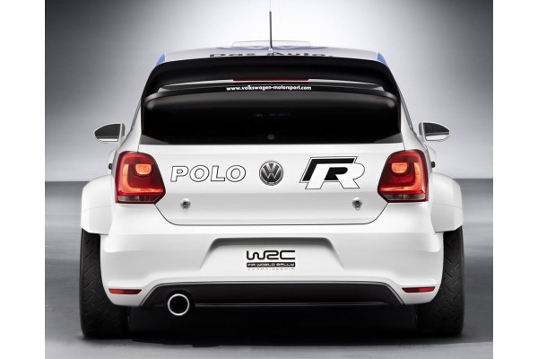 VW Polo R WRC naljepnica za prtljažnik naljepnica  set