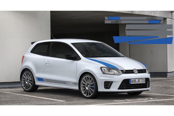 VW Polo WRC Street Sport pokrovna naljepnica bočna naljepnica 6kom. set