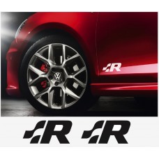 VW R bočna naljepnica set Golf Lupo Polo R32