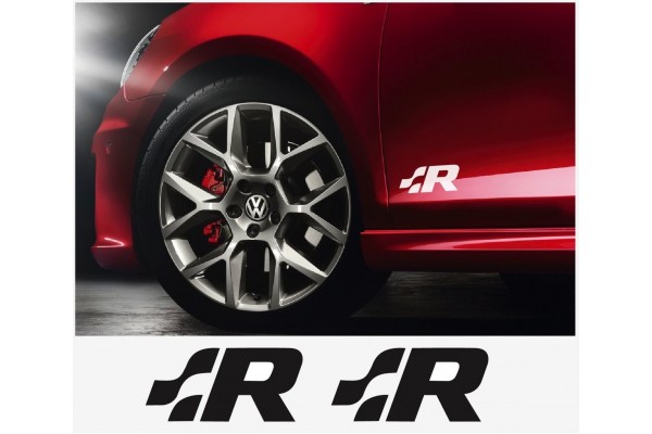 VW R bočna naljepnica set Golf Lupo Polo R32
