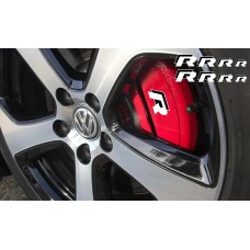 VW R window- naljepnica za kočiona kliješta- mirror naljepnica - 8 kom. in Set
