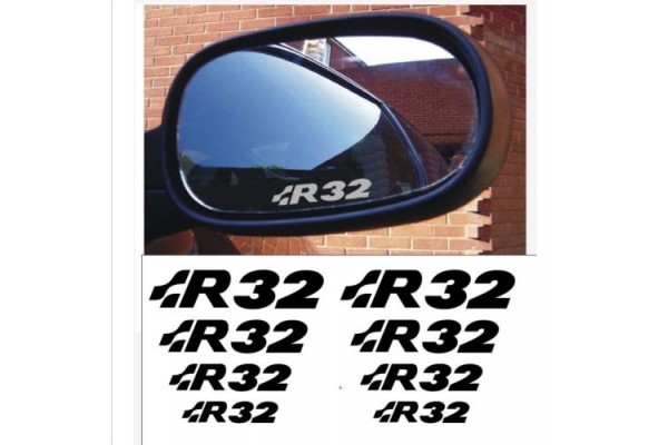 VW R32 window- naljepnica za kočiona kliješta- mirror naljepnica - 8 kom. in Set