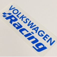VW Racing vjetrobranska naljepnica