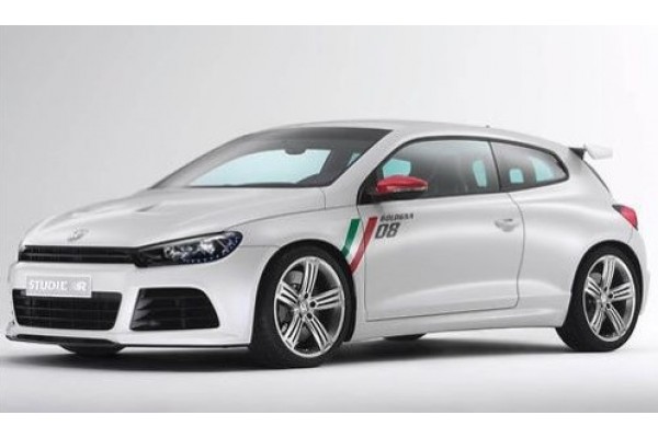 VW Scirocco Studi R bočna naljepnica set