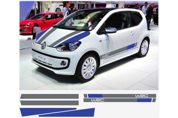 VW UP! WRC Style bočna naljepnica bonnet naljepnica set