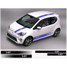 VW Up! racing pruga Racing pruga naljepnica set