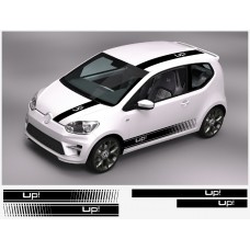 VW Up! racing pruga Racing pruga naljepnica set