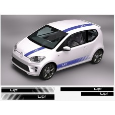 VW Up! racing pruga Racing pruga naljepnica set