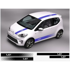 VW Up! racing pruga Racing pruga naljepnica set