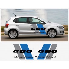 VW Volkswagen Polo Golf G60 bočna naljepnica set Motorsport Racing