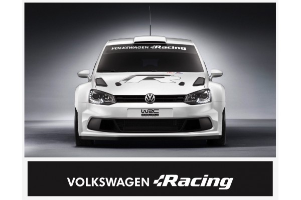 VW Volkswagen Racing Motorsport vjetrobranska naljepnica