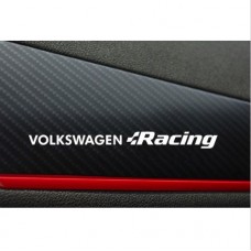 VW Volkswagen Racing naljepnica 2 kom. 130mm