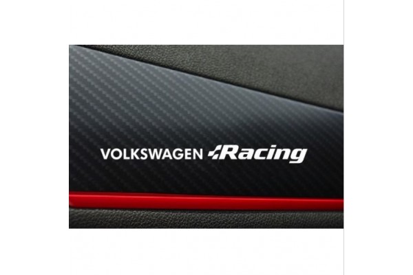 VW Volkswagen Racing naljepnica 2 kom. 130mm