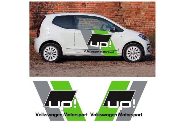 VW Volkswagen Up Up! bočna naljepnica set Motorsport Racing