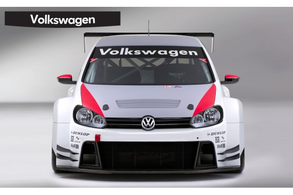 VW Volkswagen vjetrobranska naljepnica